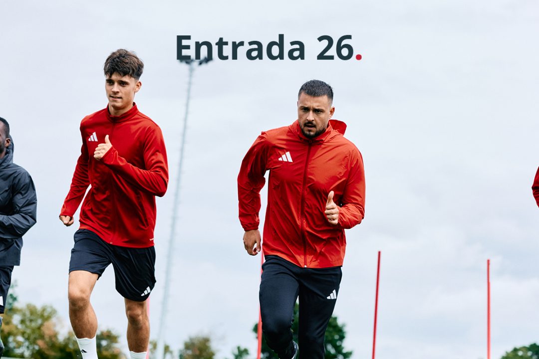 Branded garments on rail Branded garments on rail