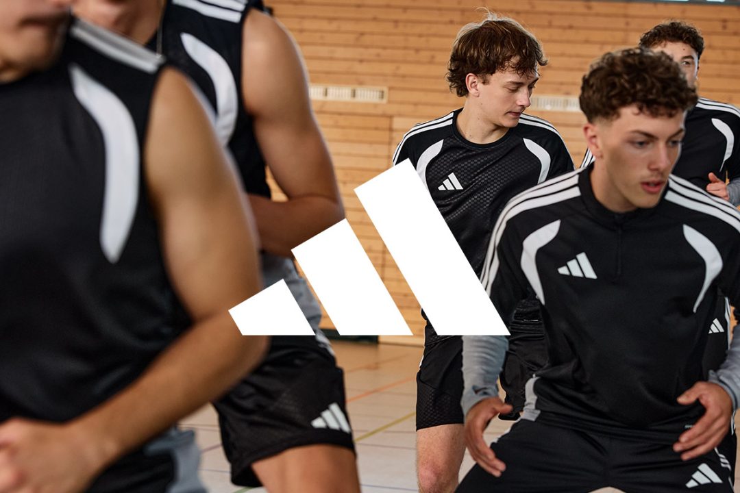 Branded garments on rail