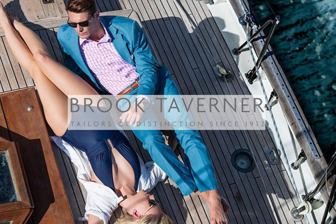 Branded garments on rail